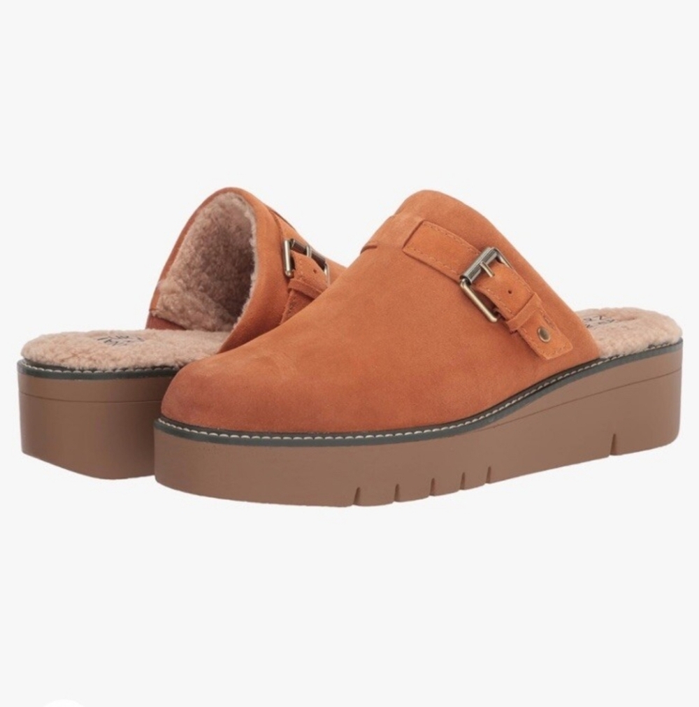 Naturalizer Wayde Suede Buckle Clog Mules – Women’s 9M (NWB)